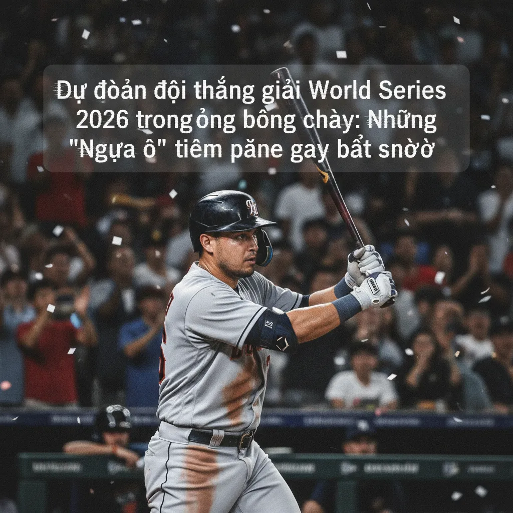 Sân vận động bóng chày với nhiều người hâm mộ