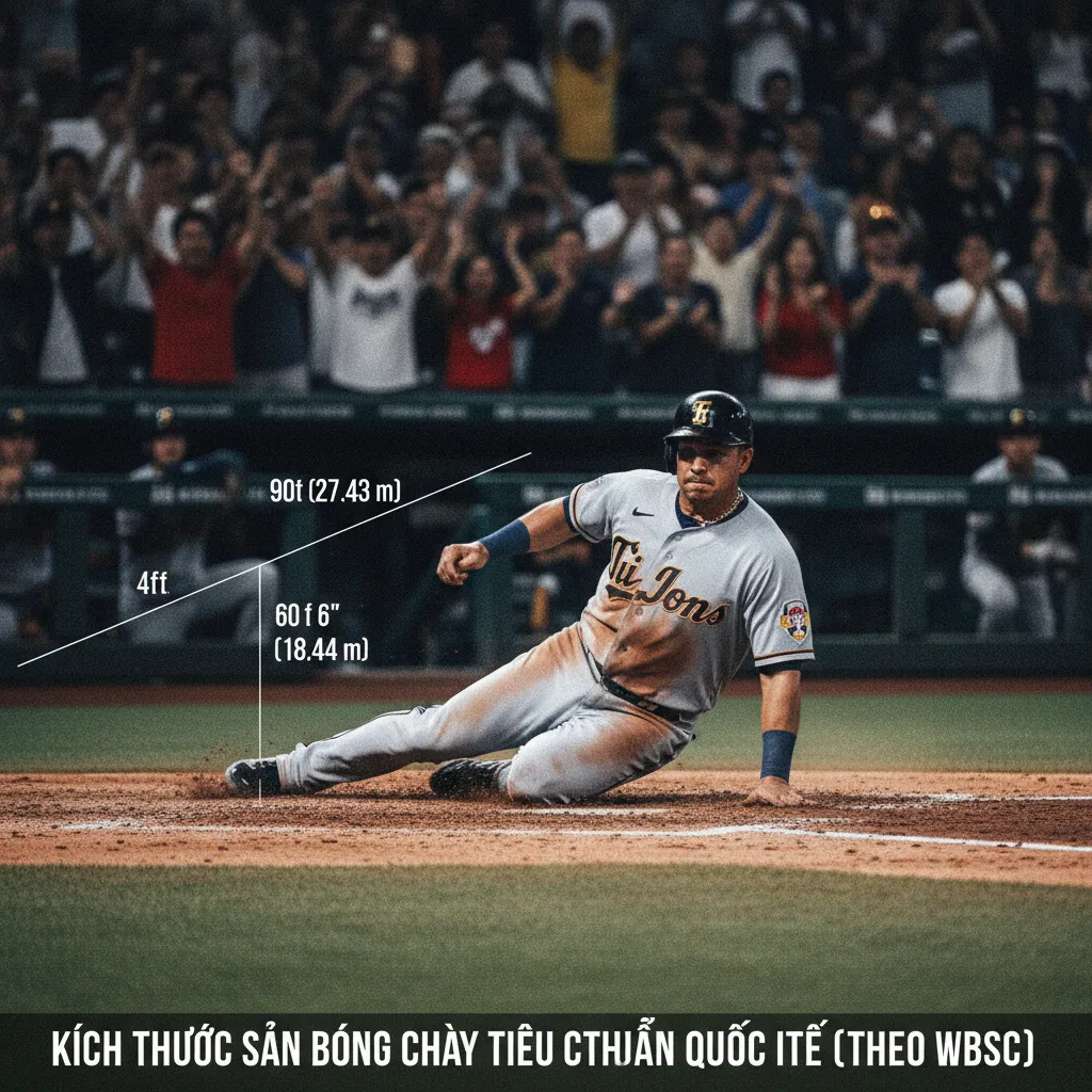 Khu vực Outfield rộng lớn nơi các cầu thủ phô diễn tốc độ