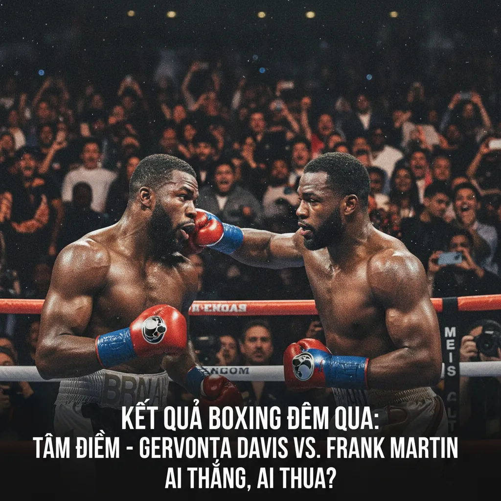 Tâm điểm đêm qua: Gervonta "Tank" Davis vs. Frank Martin