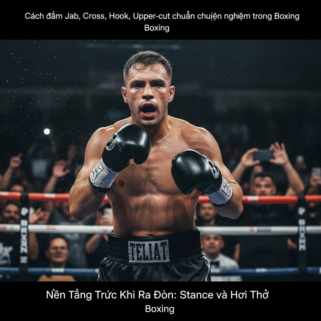 Cú đấm Uppercut (móc dưới lên) để phá vỡ phòng thủ cự ly gần